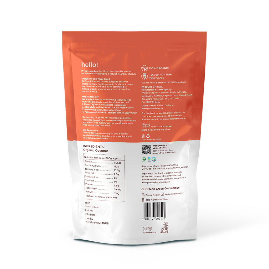 Organic Coconut Flour 350Gms 2