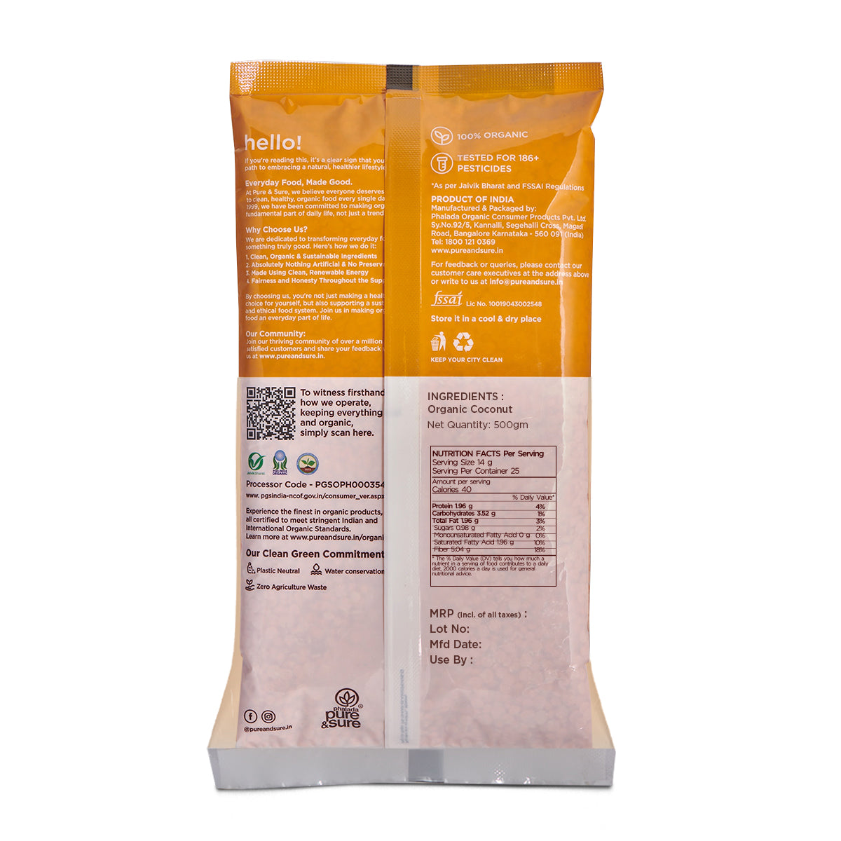 Organic Coconut Flour (350g)