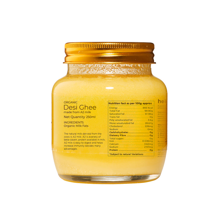 Desi ghee 250ml Nutrients