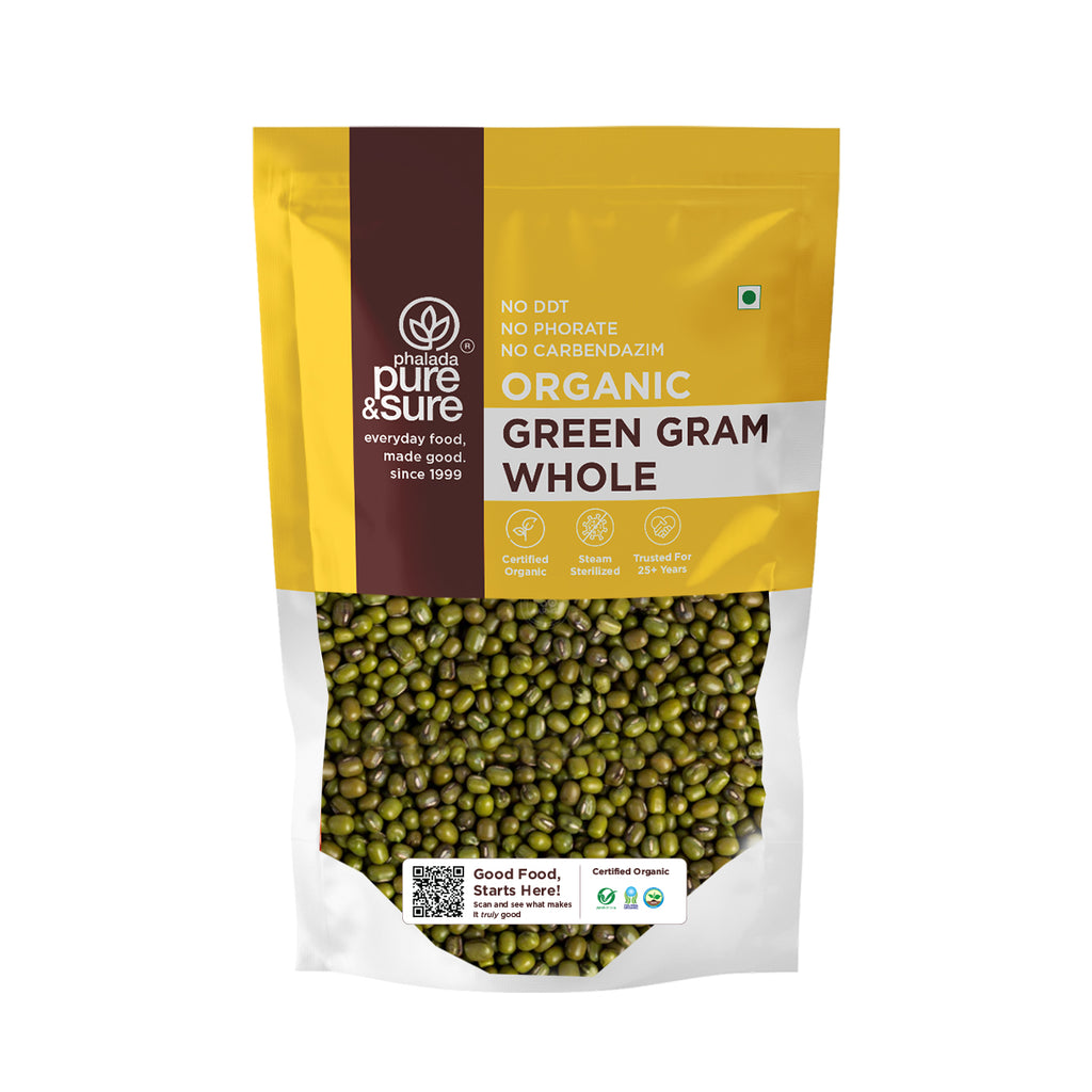 Organic Green Gram Whole-500Gms