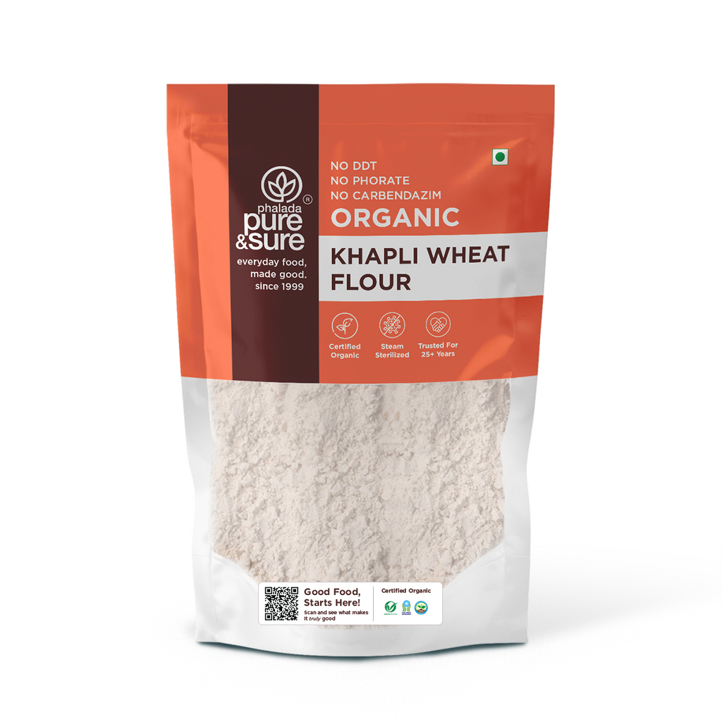 Organic Khapli Wheat Flour - 1kg