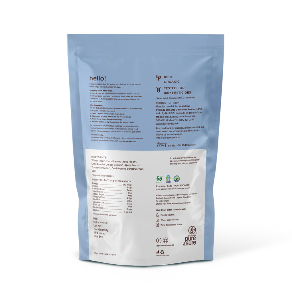 Organic Methi Sticks 120Gms 2