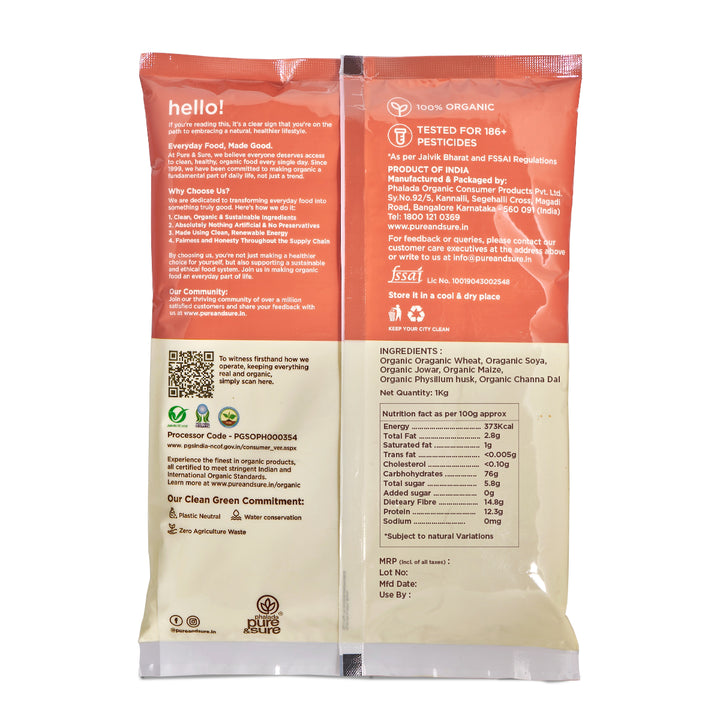 Multigrain flour back