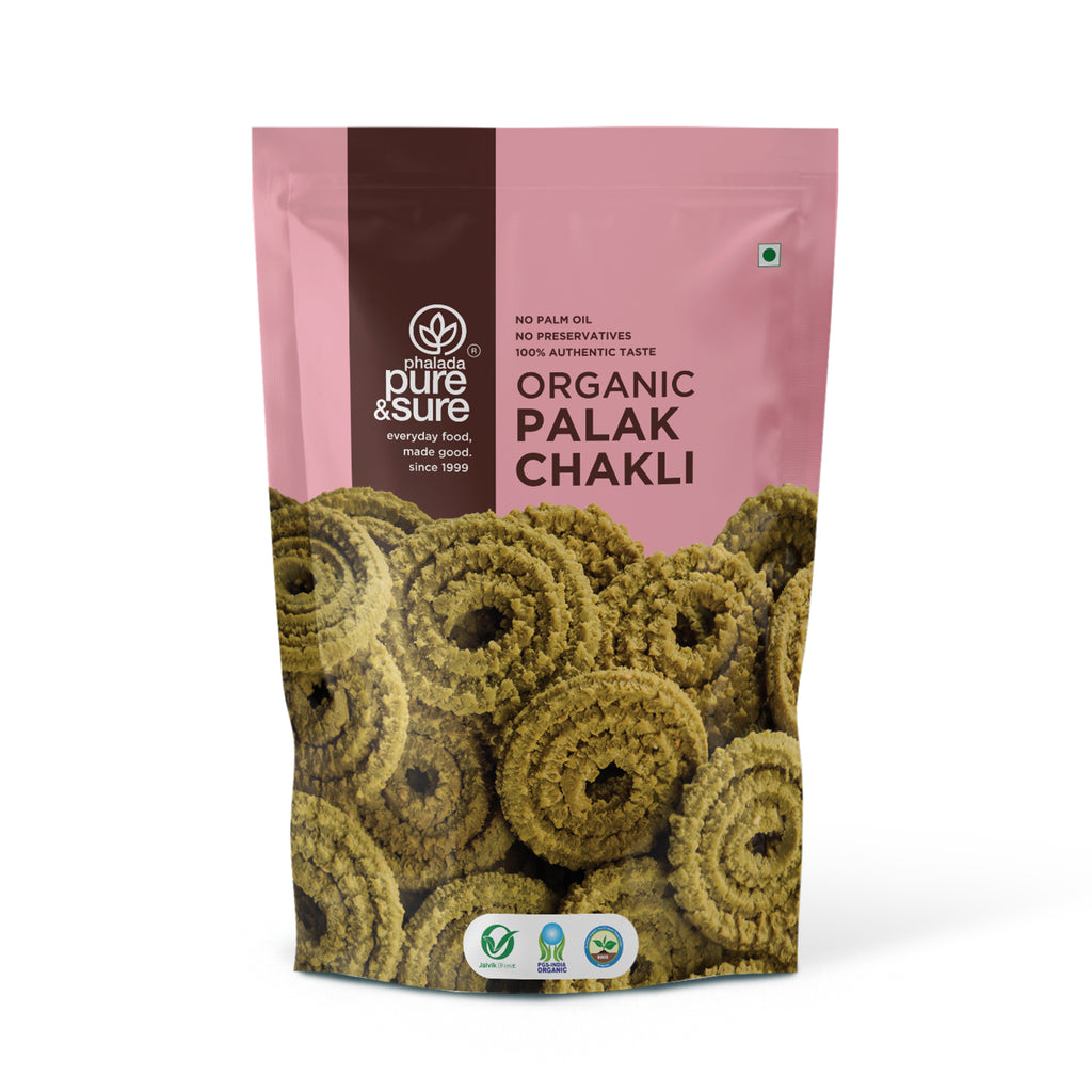 Organic Palak Chakli-120Gms