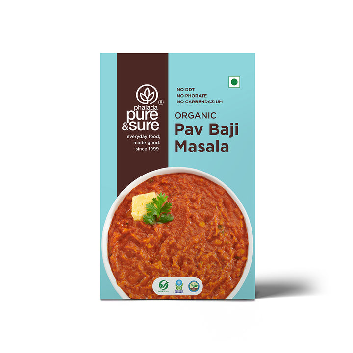 Phalada Pure and Sure Organic Pav Bhaji Masala front