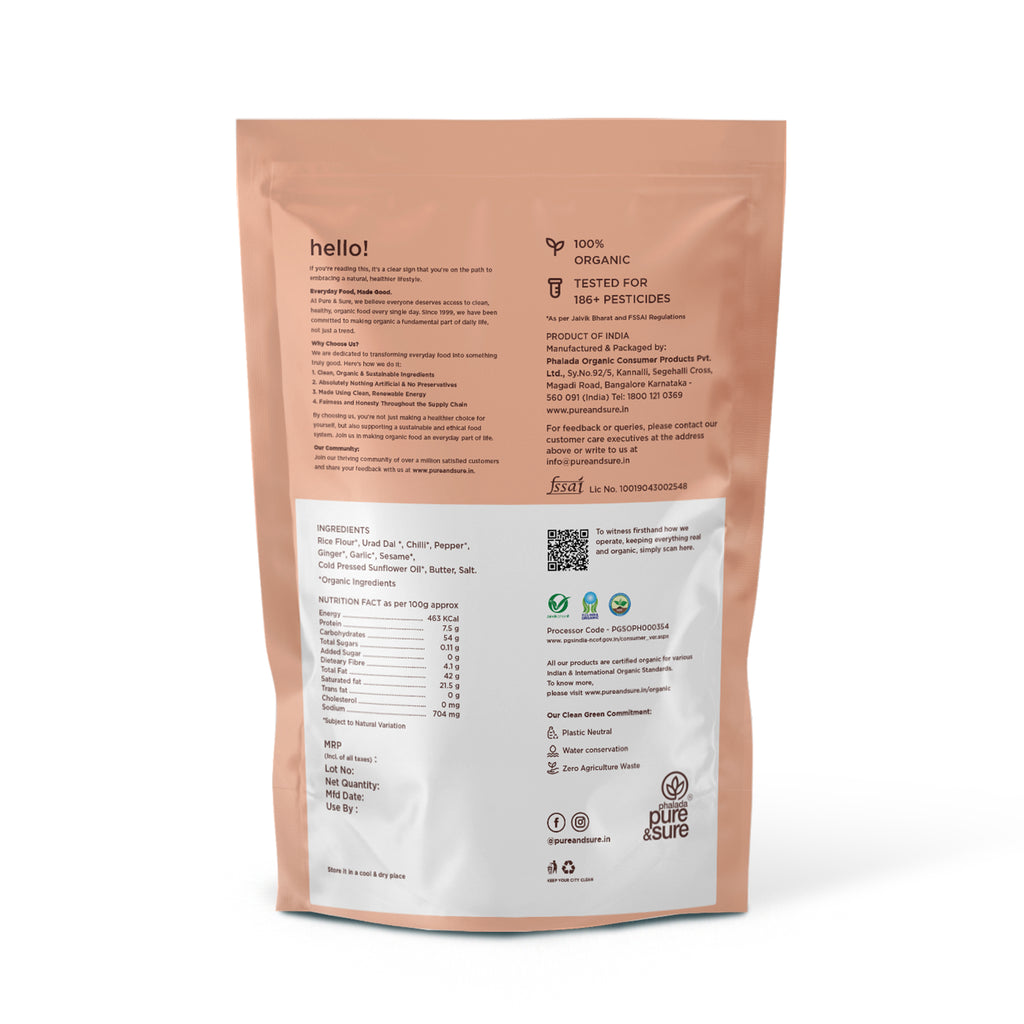 Organic Peri Peri Chakli - 150gms 2