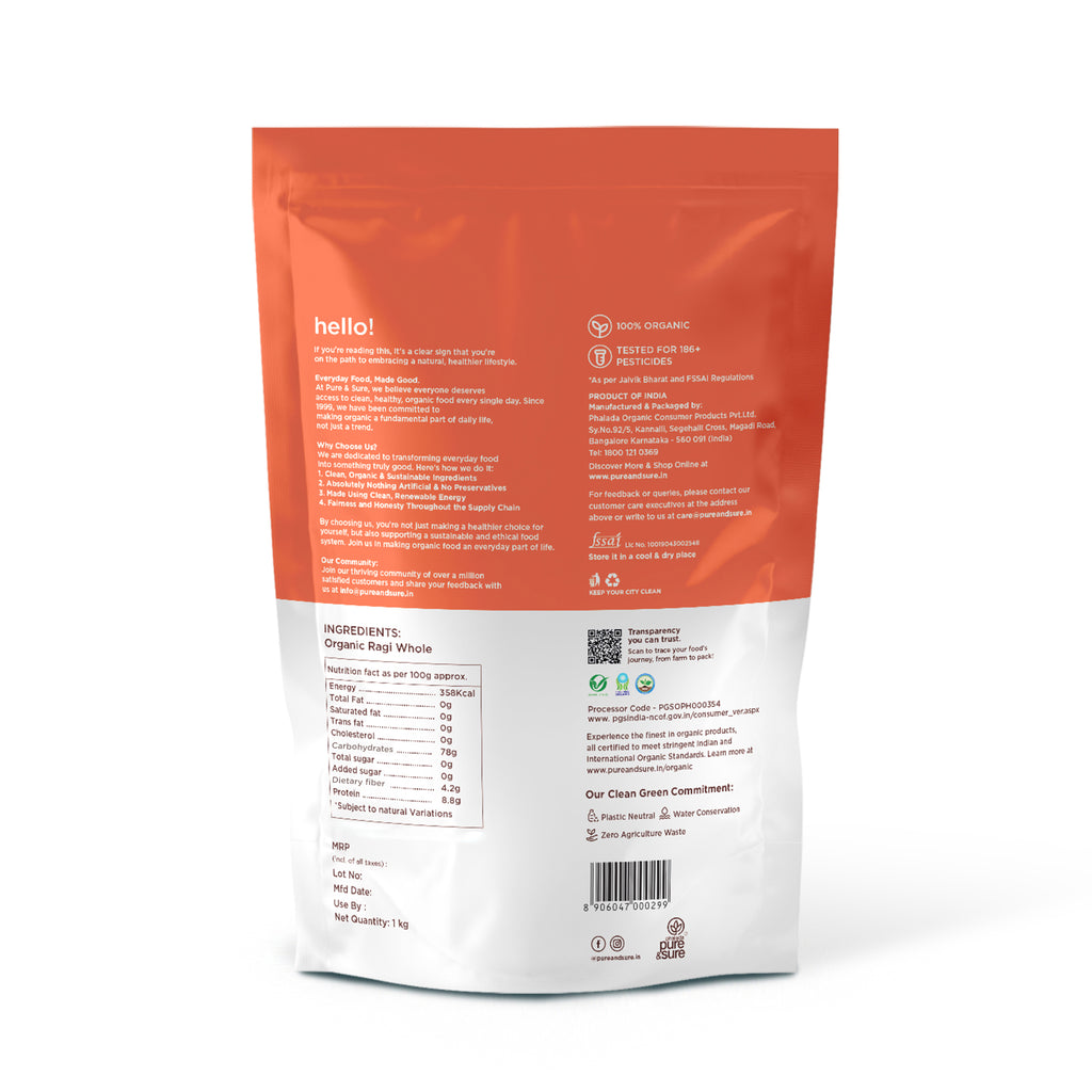 Organic Ragi Flour-1kg 2