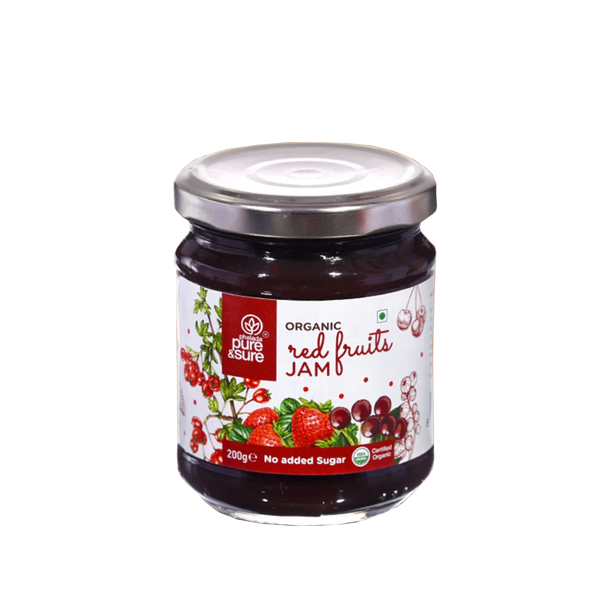 Organic Red Fruits Jam-210g