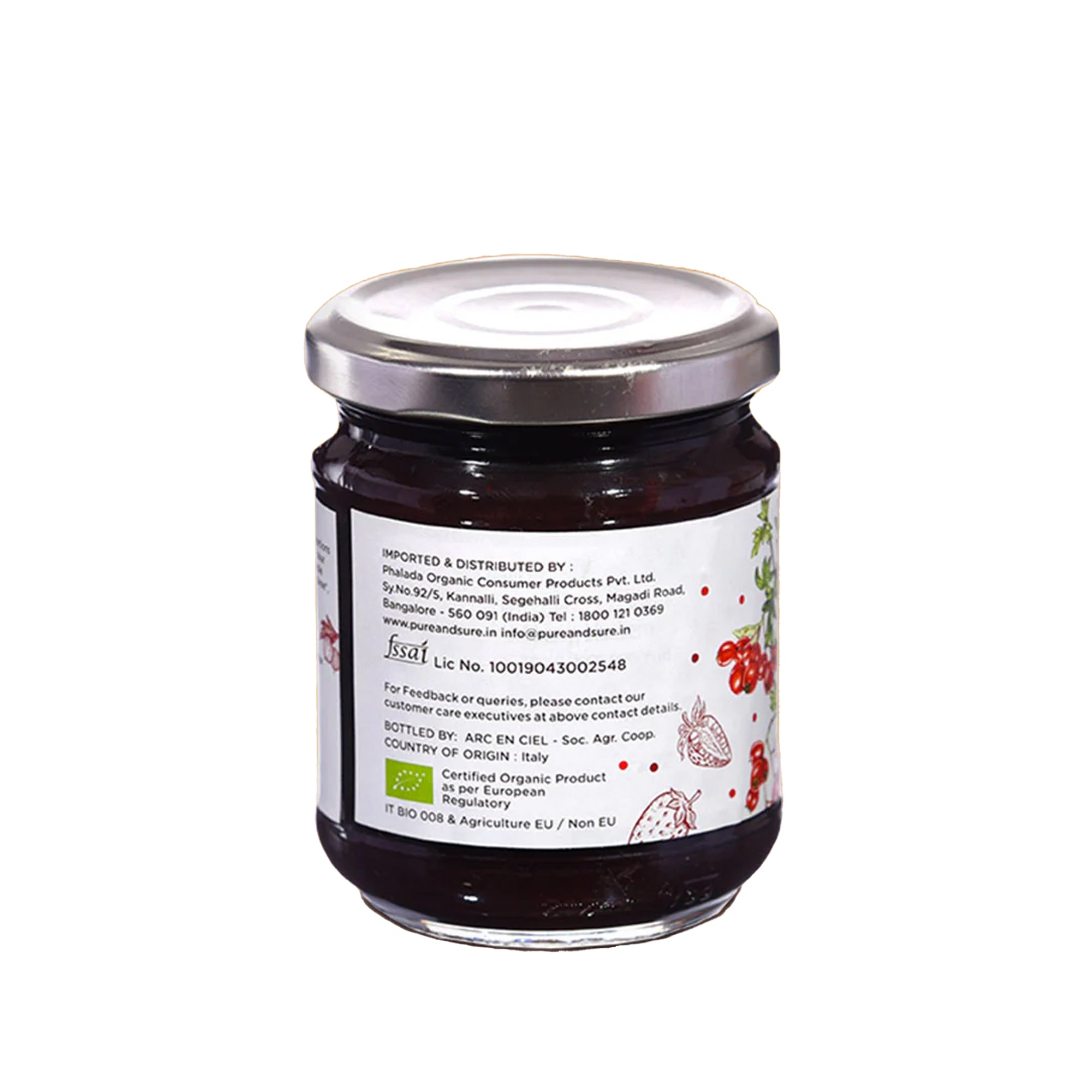 Organic Red Fruits Jam-210g