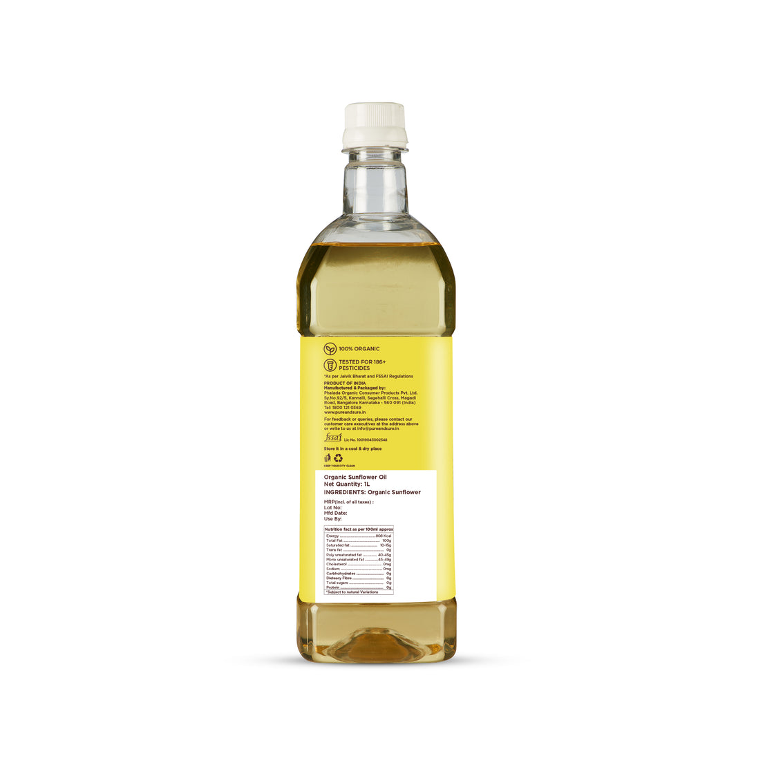 Organic Sunflower Oil-1ltr 2